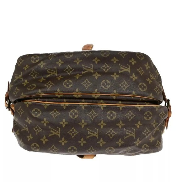 LOUIS VUITTON Saumur 35 Shoulder Bag Monogram Leather BN France - Picture 5 of 16